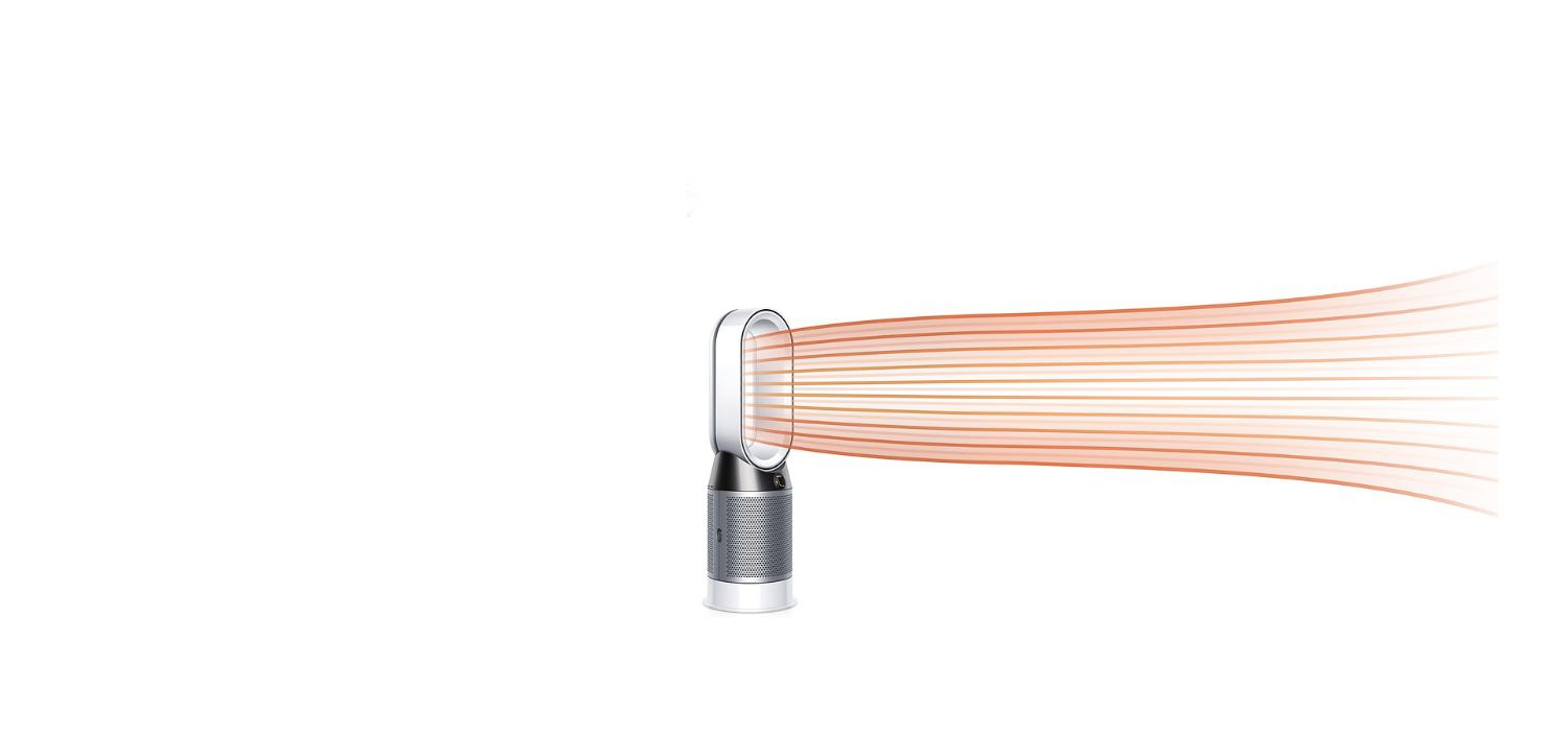 Dyson Pure Hot + Cool Link™ purifier heater airflow schematic